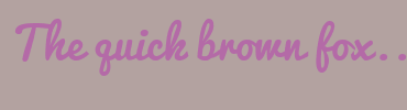Image with Font Color B46AA7 and Background Color B3A2A0